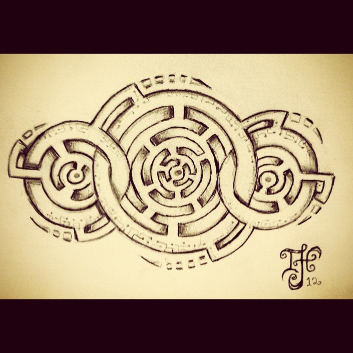 Portal 3 Tattoo Design